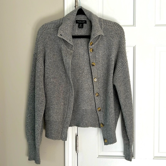 Rachel Zoe Sweaters - Rachel Zoe Collared Cardigan Sweater